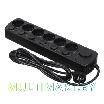 Сетевой фильтр IPPON BK-232-SW (черный)